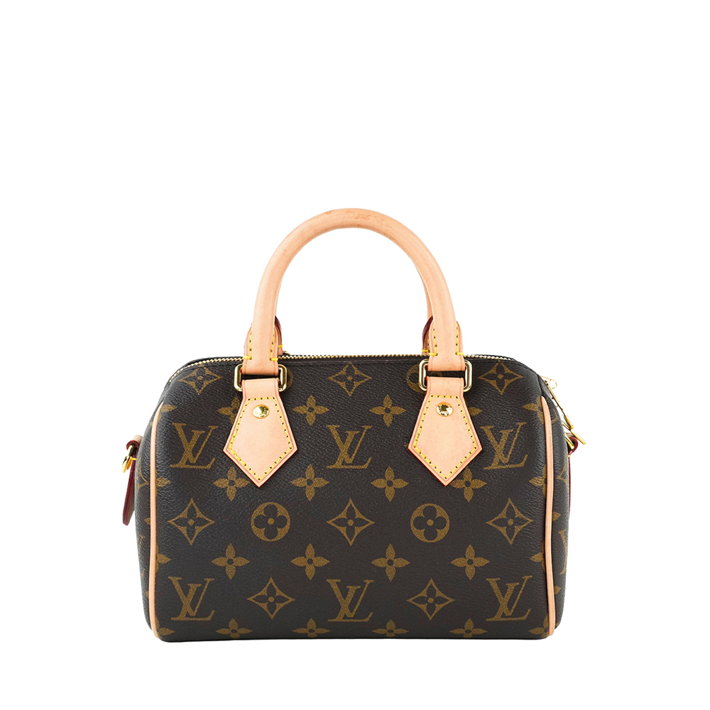 LOUIS VUITTON LV Speedy 20 波士頓包 經典老花米色背帶 LOUIS VUITTON Speedy 20 Monogram Canvas Bag - Beige