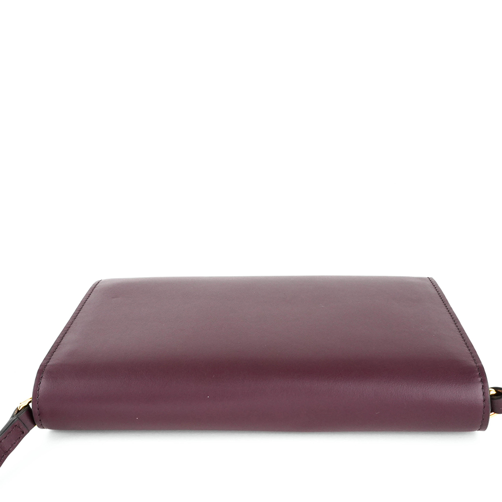 BURBERRY Burberry Hazelmere WOC 印花 LOGO 小牛皮斜背長夾 | Printed Logo Leather - 12