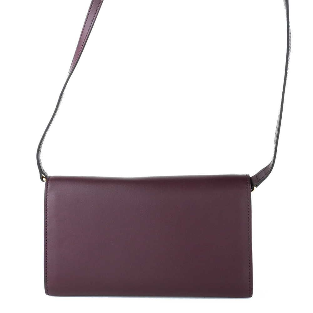 BURBERRY Burberry Hazelmere WOC 印花 LOGO 小牛皮斜背長夾 | Printed Logo Leather - 3