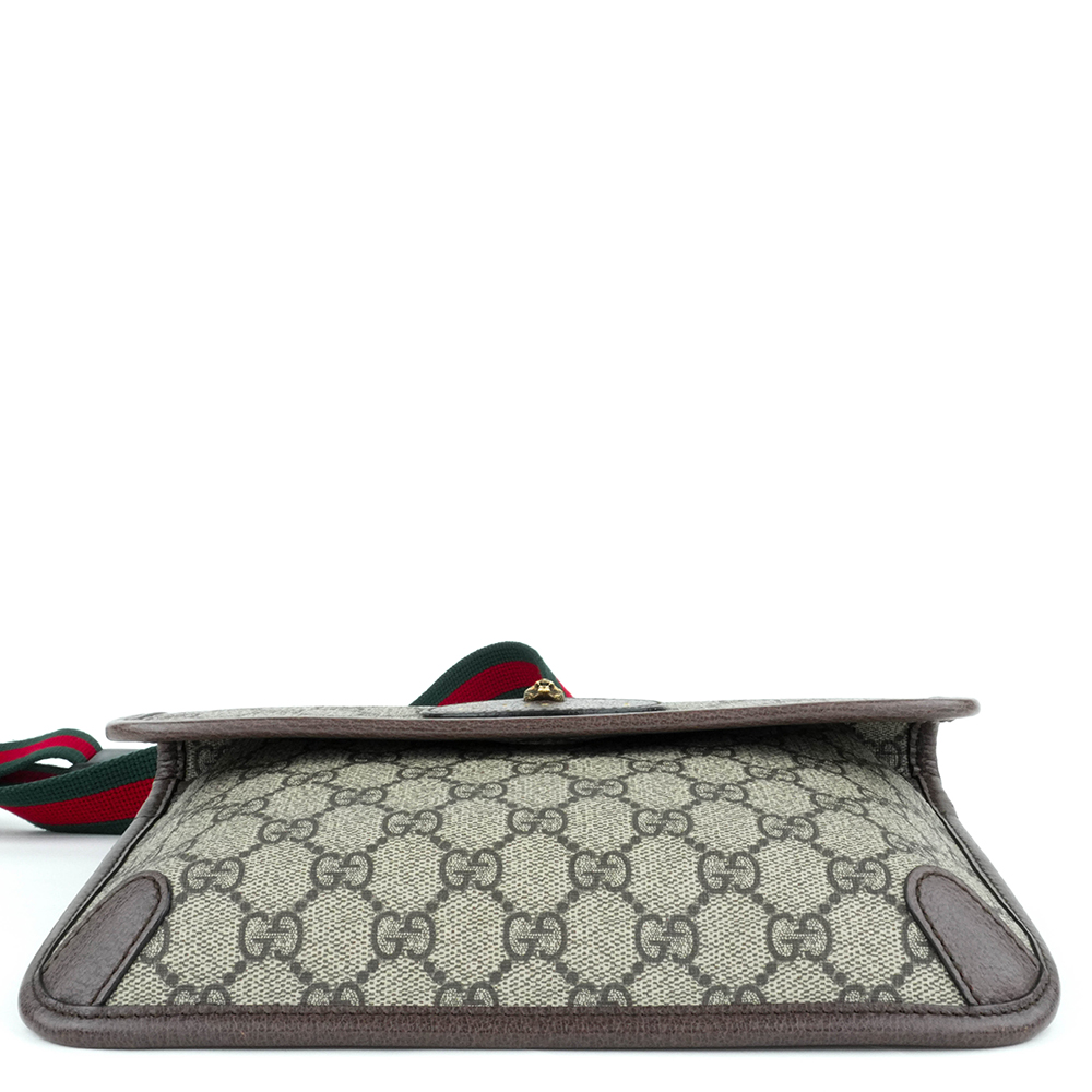 GUCCI GUCCI Neo Vintage GG Supreme messenger bag 古馳 虎頭郵差包 GG老花織帶腰包 - 7