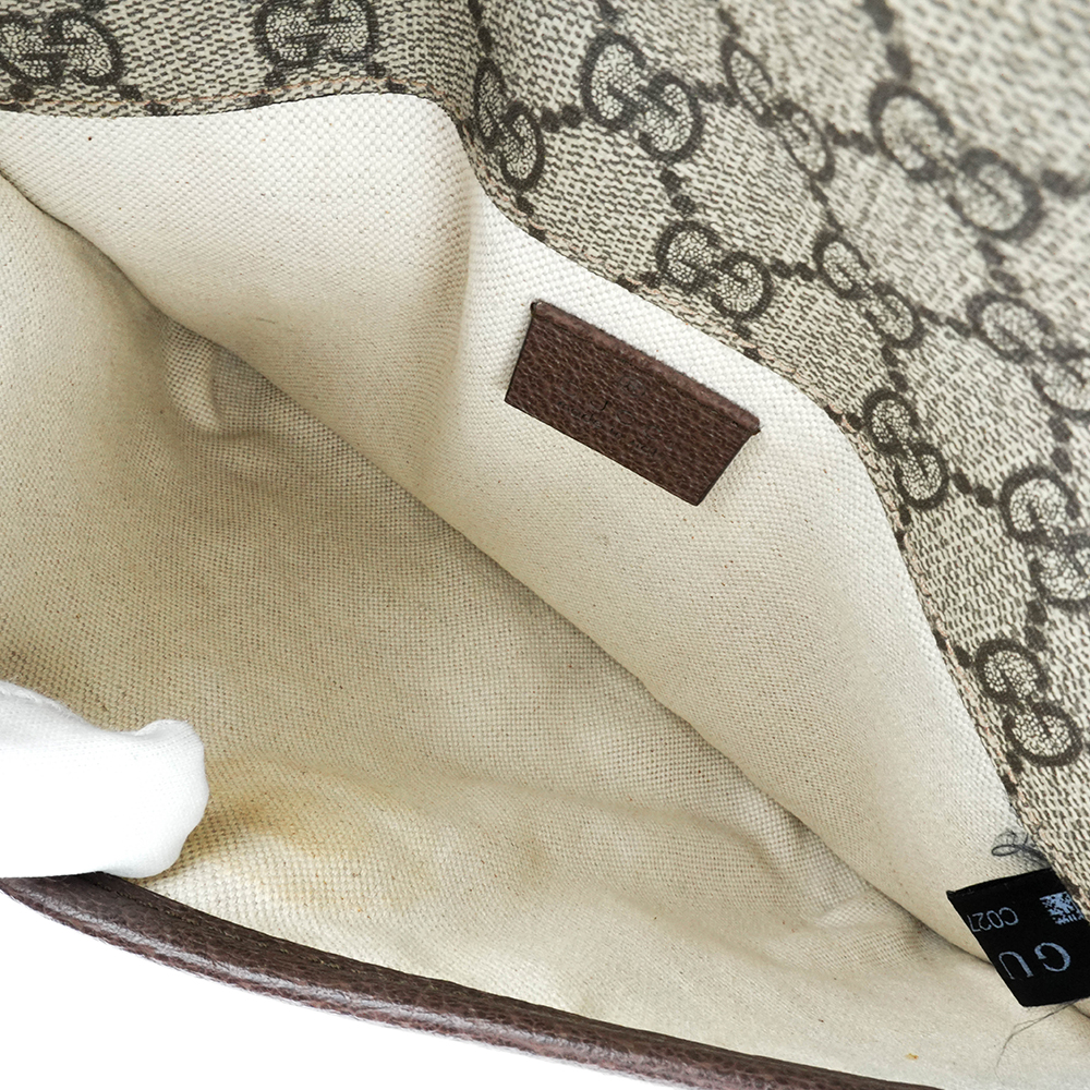 GUCCI GUCCI Neo Vintage GG Supreme messenger bag 古馳 虎頭郵差包 GG老花織帶腰包 - 18