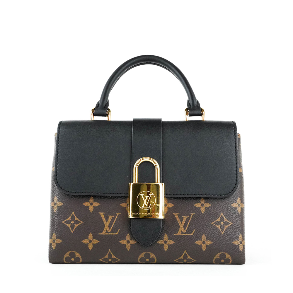 LOUIS VUITTON Louis Vuitton Locky BB 老花黑色鎖頭包 手提・肩背兩用包 LV Monogram Locky BB (Noir)
